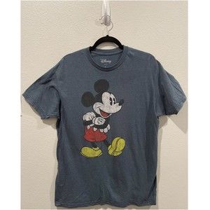 DISNEY Mickey Mouse Distressed Graphic T-Shirt